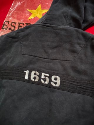 Felpa marca ESERCITO nera UNISEX tg. S circa