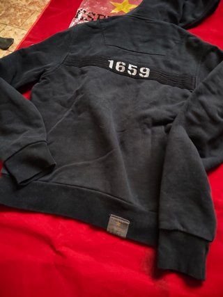 Felpa marca ESERCITO nera UNISEX tg. S circa