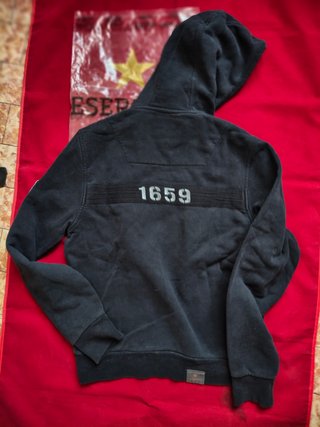 Felpa marca ESERCITO nera UNISEX tg. S circa