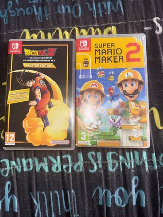 Super Mario Maker 2 e Dragon Ball Z Kakarot