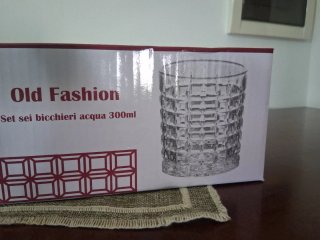 Set 6 Bicchieri Acqua Old Fashion 300ml