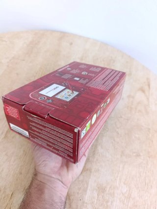 Nintendo 2ds roja videoconsola caja