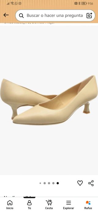 Zapatos de Piel Unisa Beige