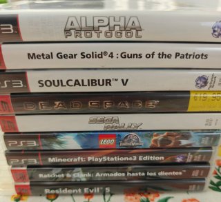 9 Juegos PS3: Alpha Protocol, MGS4, Soulcalibur V,