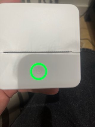 Mini impresora portátil blanca