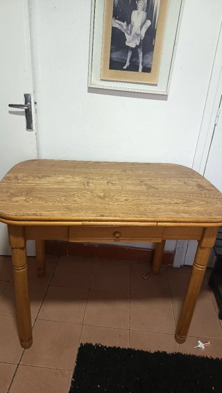 Mesa de Cocina Extensible de Madera