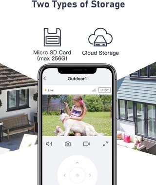 Cámara Vigilancia Exterior WiFi NUEVA
