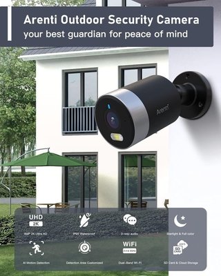 Cámara Vigilancia Exterior WiFi NUEVA