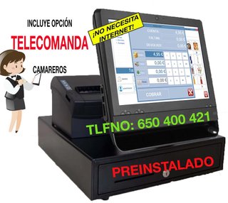 TPV Táctil con Telecomanda hostelería