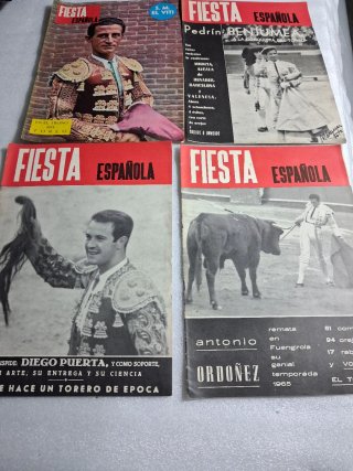 Lote 24 Revistas de Toros Fiesta Española