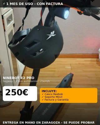 Patinete Eléctrico Ninebot E2 Pro
