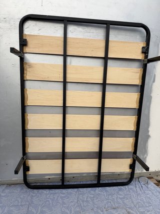 Somier 135x190cm Metal y Madera