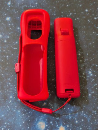 Wii Remote Rojo con MotionPlus y Nunchuk