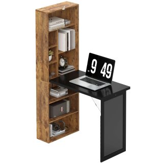 Scrivania Pieghevole Libreria Lavagna 98x51x153cm