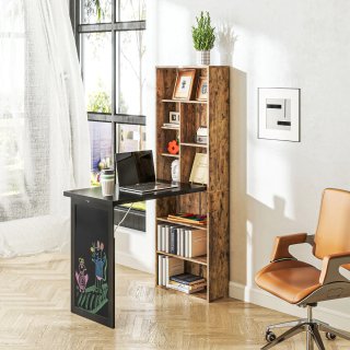Scrivania Pieghevole Libreria Lavagna 98x51x153cm