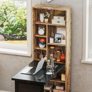 Scrivania Pieghevole Libreria Lavagna 98x51x153cm