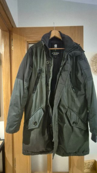 Parka G-Star RAW Noire Talla S