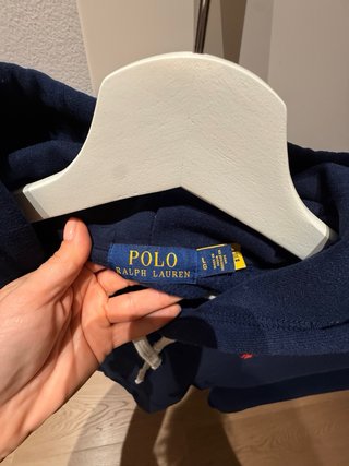 Felpa con cappuccio Ralph Lauren blu