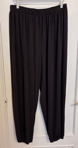 Pantalón bombacho marrón chocolate