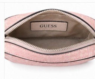 Bolso Guess rosa y blanco