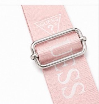 Bolso Guess rosa y blanco