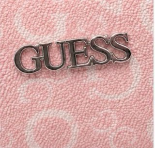 Bolso Guess rosa y blanco
