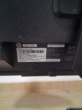 Monitor HP Compaq de 19 pulgadas mod. LA1951g.