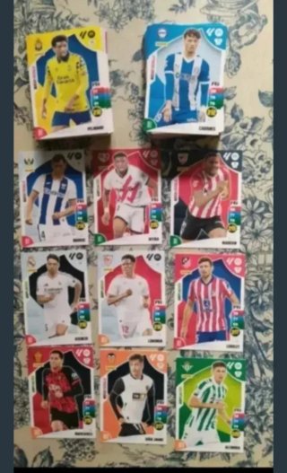 Lote 250 cromos Adrenalyn XL Panini 2024-25