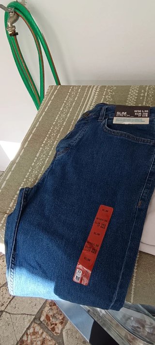 Pantalón vaquero slim azul W30/L30