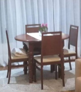 Pack de 4 sillas de comedor de madera