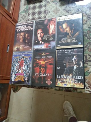 Lote de 6 Películas en DVD