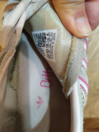Zapatillas Adidas Spezial Gris y Rosa Talla 38 2/3