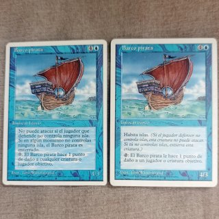 Cartas Magic Barco Pirata cuarta y quinta isla