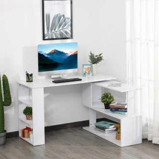 Scrivania ad Angolo 5 Ripiani 120 X 100 X 74.5 cm