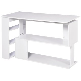 Scrivania ad Angolo 5 Ripiani 120 X 100 X 74.5 cm