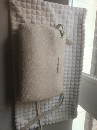 Bolso bandolera Adolfo Domínguez beige