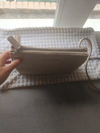 Bolso bandolera Adolfo Domínguez beige