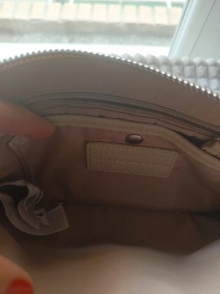 Bolso bandolera Adolfo Domínguez beige