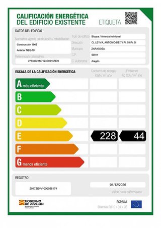 Piso en venta en Oliver en Zaragoza