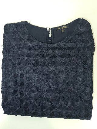 Blusa Massimo Dutti Negra Talla S