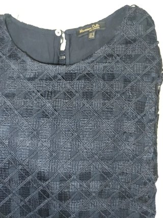 Blusa Massimo Dutti Negra Talla S