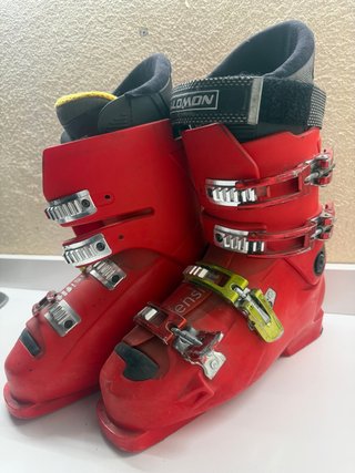 Botas de esquí Salomon Adulto Rojas