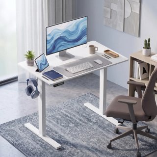 Scrivania Regolabile Elettrica 100x60x72-118 cm