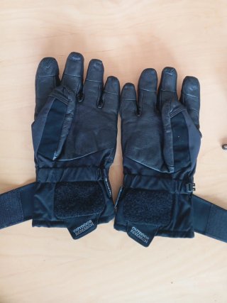 Guantes Outdoor Research Alpinismo/Esquí Negros