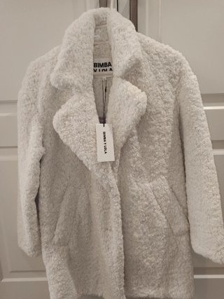 Abrigo Bimba y Lola blanco