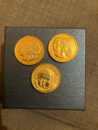 Monedas de oro Felipe y Letizia Infanta Leonor