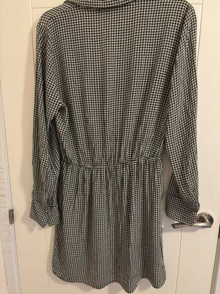 ​Vestido camisero pata de gallo Zara Talla M