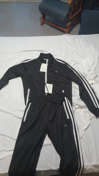 Chándal Lacoste Negro