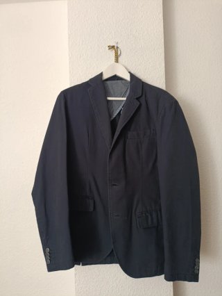 Americana caballero azul marino
