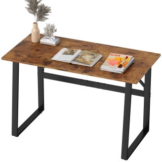 Scrivania Industriale Legno Acciaio 120x60x76 cm